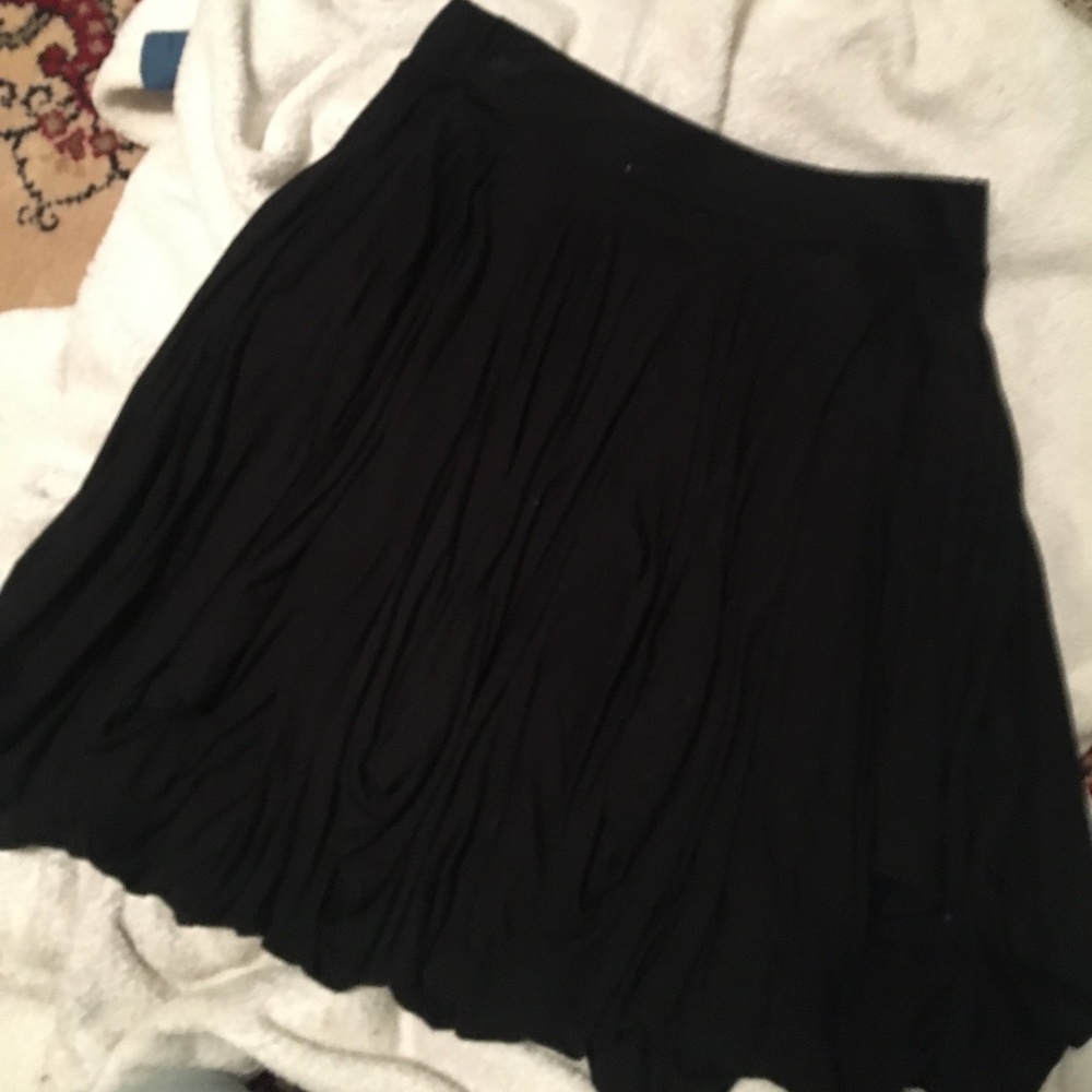 black skirt